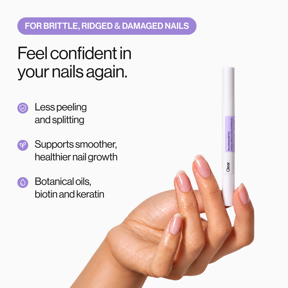 Qlear Nourishing Nail Pen benefits