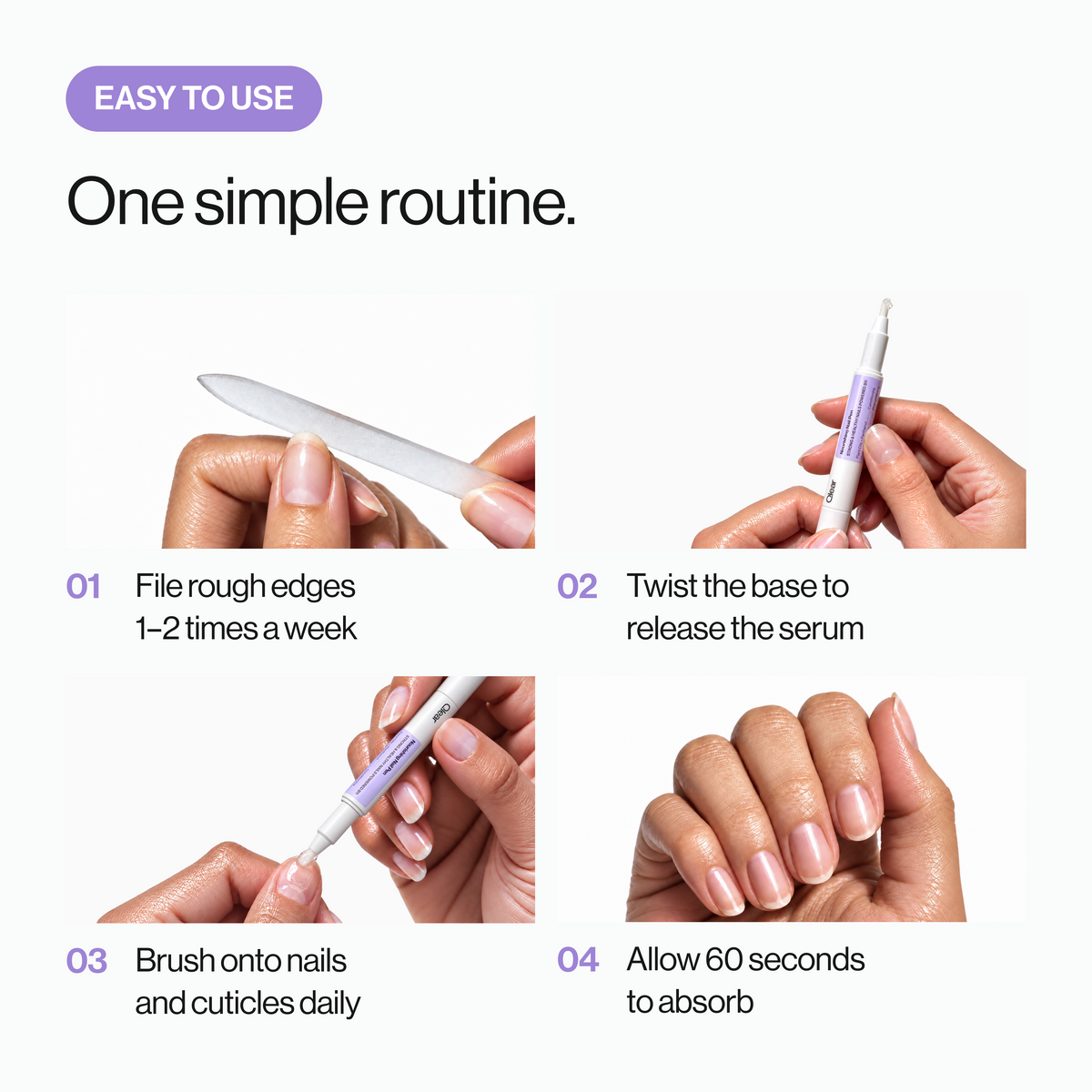 How to use Qlear Nourishing Nail Pen